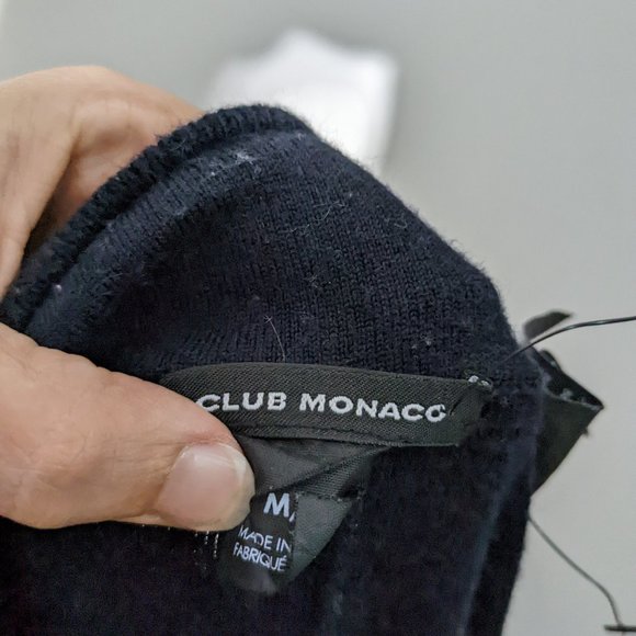 Club Monaco Raesey Knit Ruffle Pants Black Size Medium - Picture 6 of 8